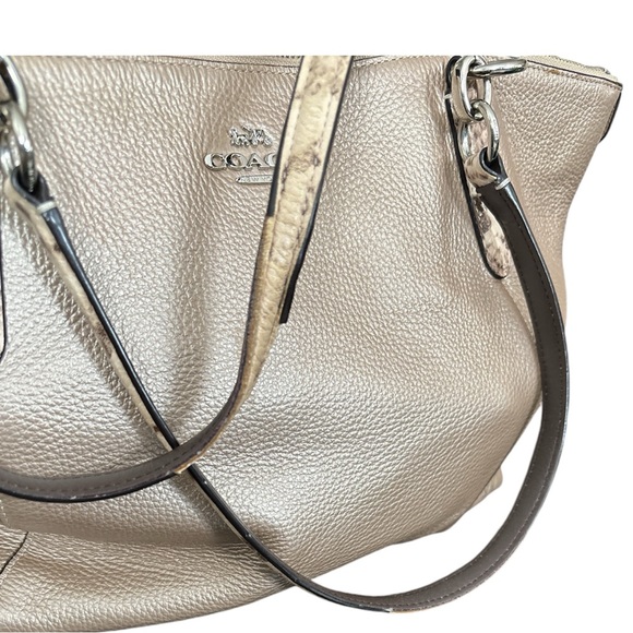 Coach large Metallic Leather Tote - Picture 10 of 16
